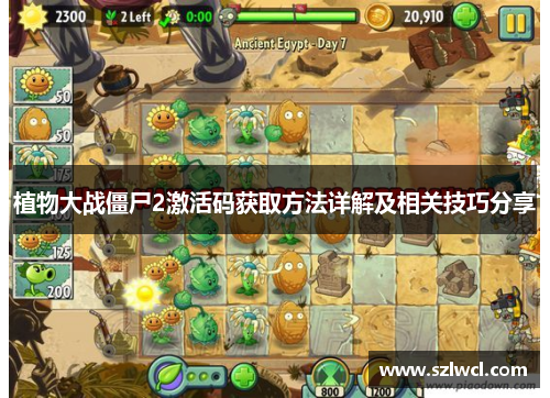 植物大战僵尸2激活码获取方法详解及相关技巧分享 植物大战僵尸2激活码获取方法详解及相关技巧分享